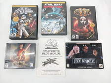 PC Game Lot Star Wars Knights of the Old Republic II Empire At War Battlefront 2