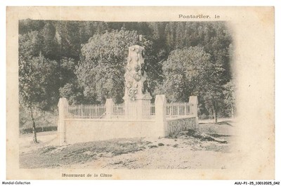 AUUP1-0022-25 - Pontarlier - das Denkmal De La Cluse
