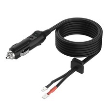8 Ft 12V Power Cord w/ Fuse - Replacement for Coleman Thermoelectric Coolers