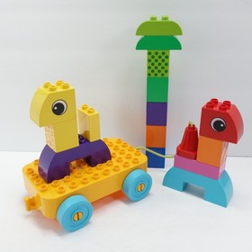 LEGO Duplo Toddler Build and Pull Along 10554 Starter Set Base Wheels Complete