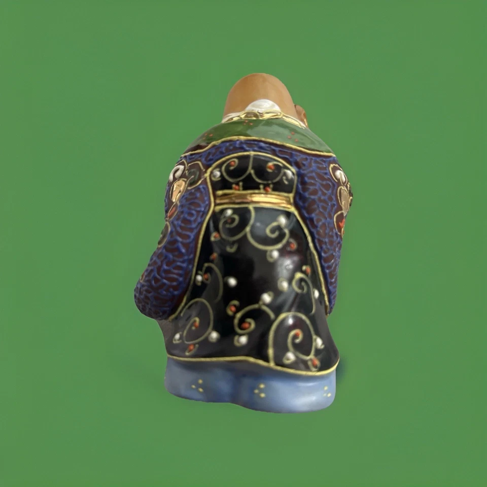 Chinese Shou Lao God of Longevity Figurine – Porcelain, Hand-Painted, Vintage - Image 2 of 4