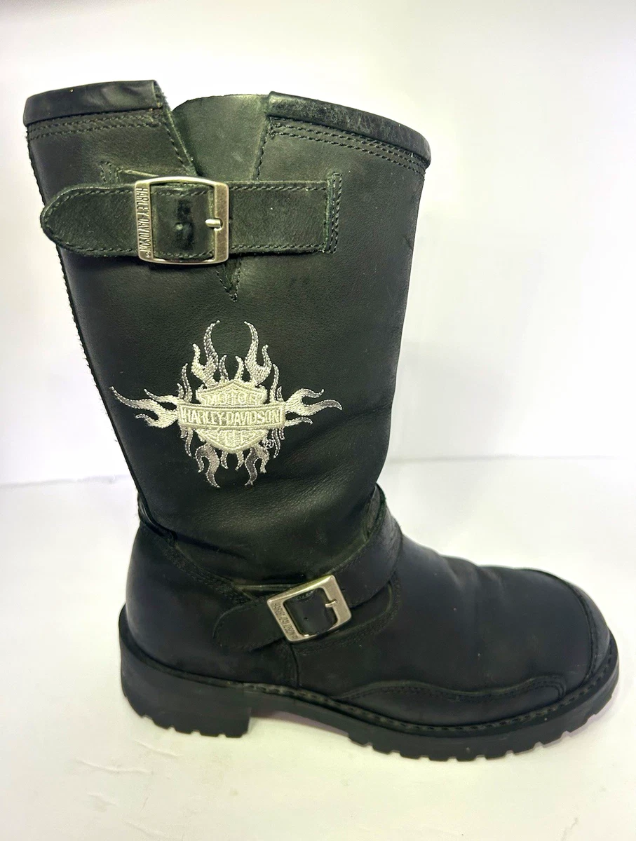 25+ Harley-Davidson Women's Buckle Leather Upper Boots for Men for