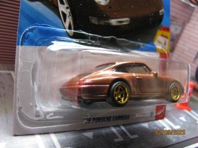 2026 Hot Wheels Bronze '96 Porsche Carrera Then n Now w/Real Riders Wheel Swap