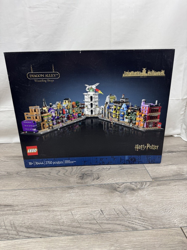 Lego Harry Potter 76444 Diagon Alley Wizarding Shops New Sealed Box
