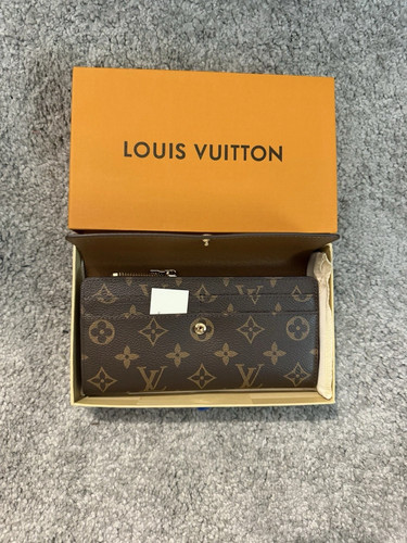 Louis Vuitton Wallet Portefeuille Sarah Monogram Brown Long Wallet 【Authentic 】