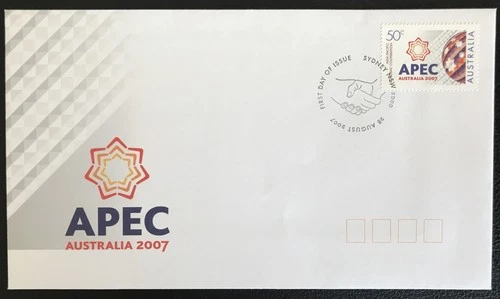 AUSTRALIA - 2007 ASIAN PACIFIC ECONOMIC CO-OPERATION FDC SG 2858