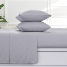 Ultra Soft Turkish Cotton Flannel Twin XL Sheet Set with Extra Deep Pocket, 100