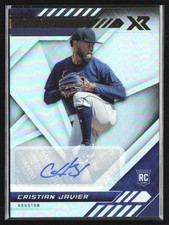 Cristian Javier 2021 Panini Chronicles XR RC Auto #8 Houston Astros