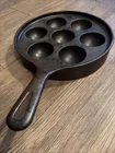 Vintage GRISWOLD Model 962 Cast Iron Aebleskiver Skillet Pan No 32 USA!