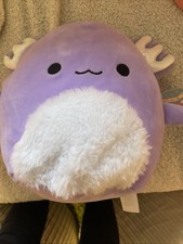 Kelly Toys Squishmallow Monica Axolotl Pink/Purple 7.5" Plush With Tags