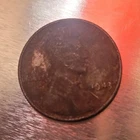 Lincoln Wheat 1943 Small Cent BN Circulated US One Cent Coin