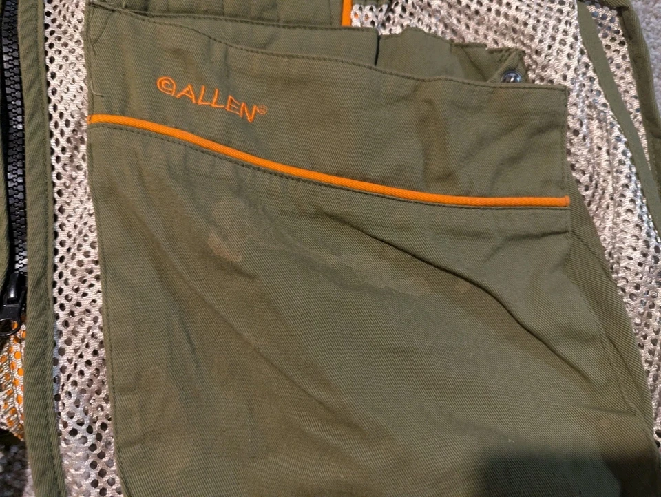 Allen Company Vest Mens Medium/Large Ace Range Shooting Zip Mesh Clay Pigeon - Image 3 of 4