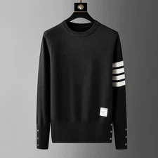 High End Brand Sweater Men's Autumn and Winter Four Pullover