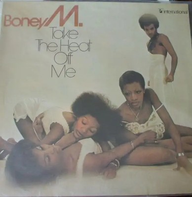 Boney M. Take The Heat Off Me POSTER NEAR MINT Hansa Vinyl LP
