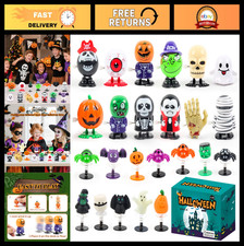 24 PCS Halloween Wind Up Toys - Party Favors, Trick or Treat Goodie Bag Stuffers