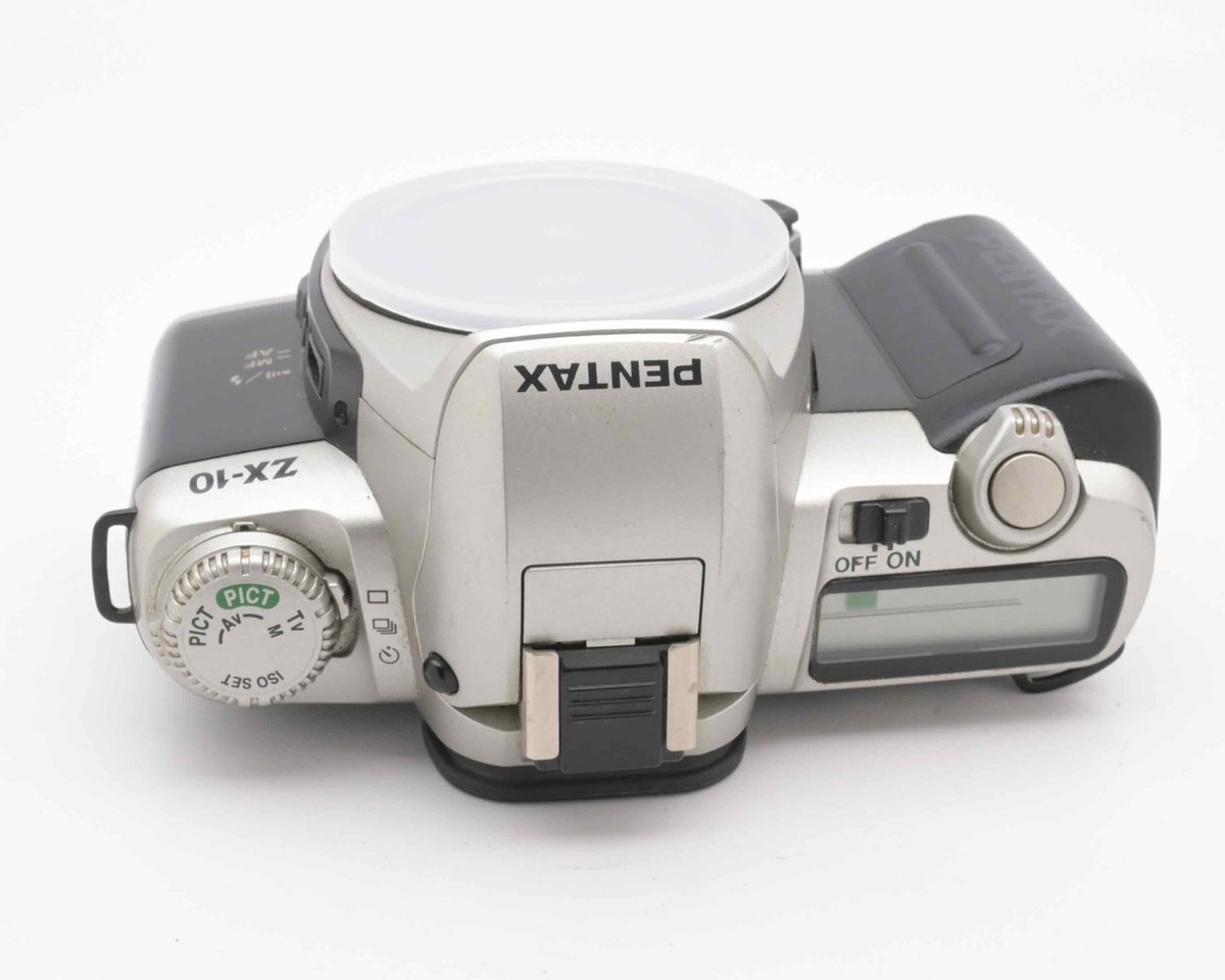 Pentax ZX-10 QD AF 35mm SLR Film Camera Body Quartz Date PK Cap