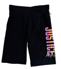 Pack Of 4 Justice Junior Girls,  Size L 12-14 Black bike Shorts New With Tag