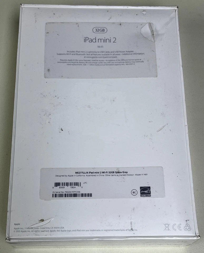 Apple iPad mini 2 32GB Wi-Fi Space Gray ME277LL/A A1489 iOS 9 NEW Sealed - Image 4 of 4