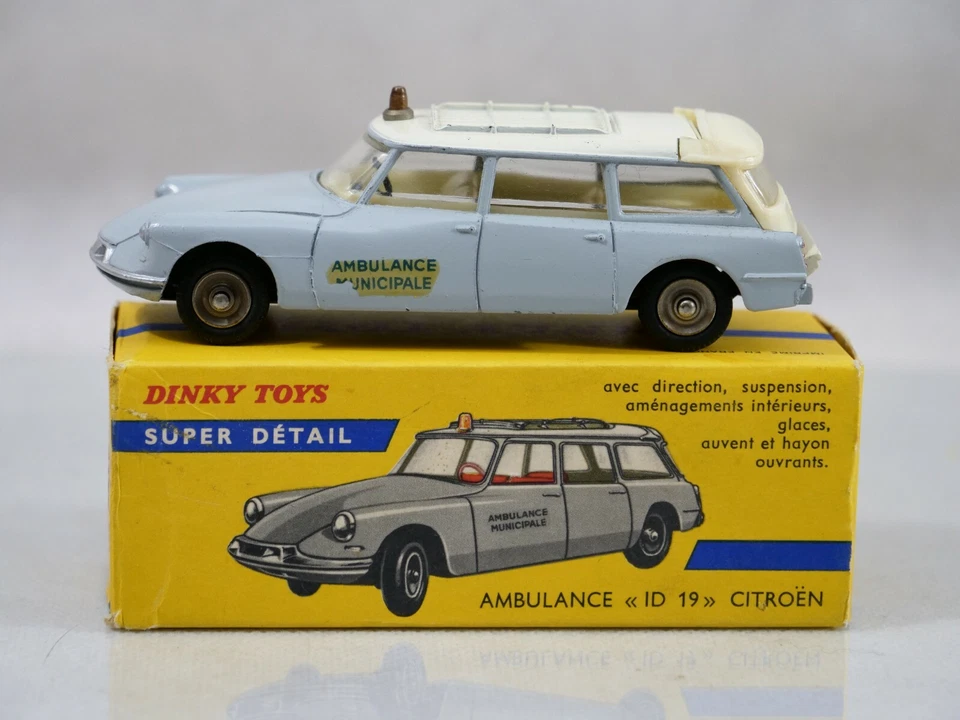 Dinky Toys F N º 556 Citroën ID19 Ambulancia Municipal en Caja 1/43 - Imagen 3 de 4
