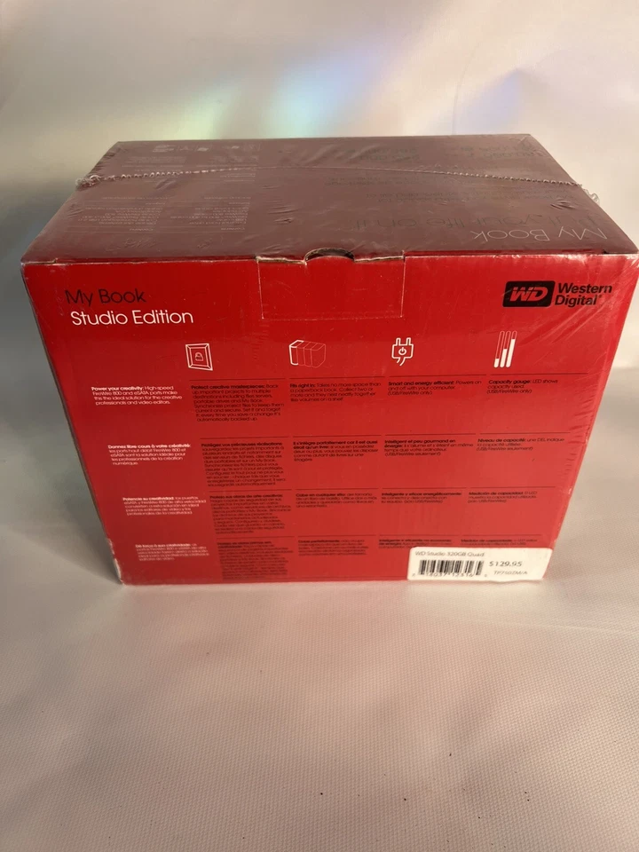 Western Digital My Book Studio Edition WD3200H1Q-00 320GB External Hard Drive - Image 4 of 4