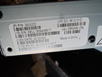 DELL IBM PowerVault TL1000 Ultrium5 LTO5 HH SAS 1U 00D2XY 0D2XY