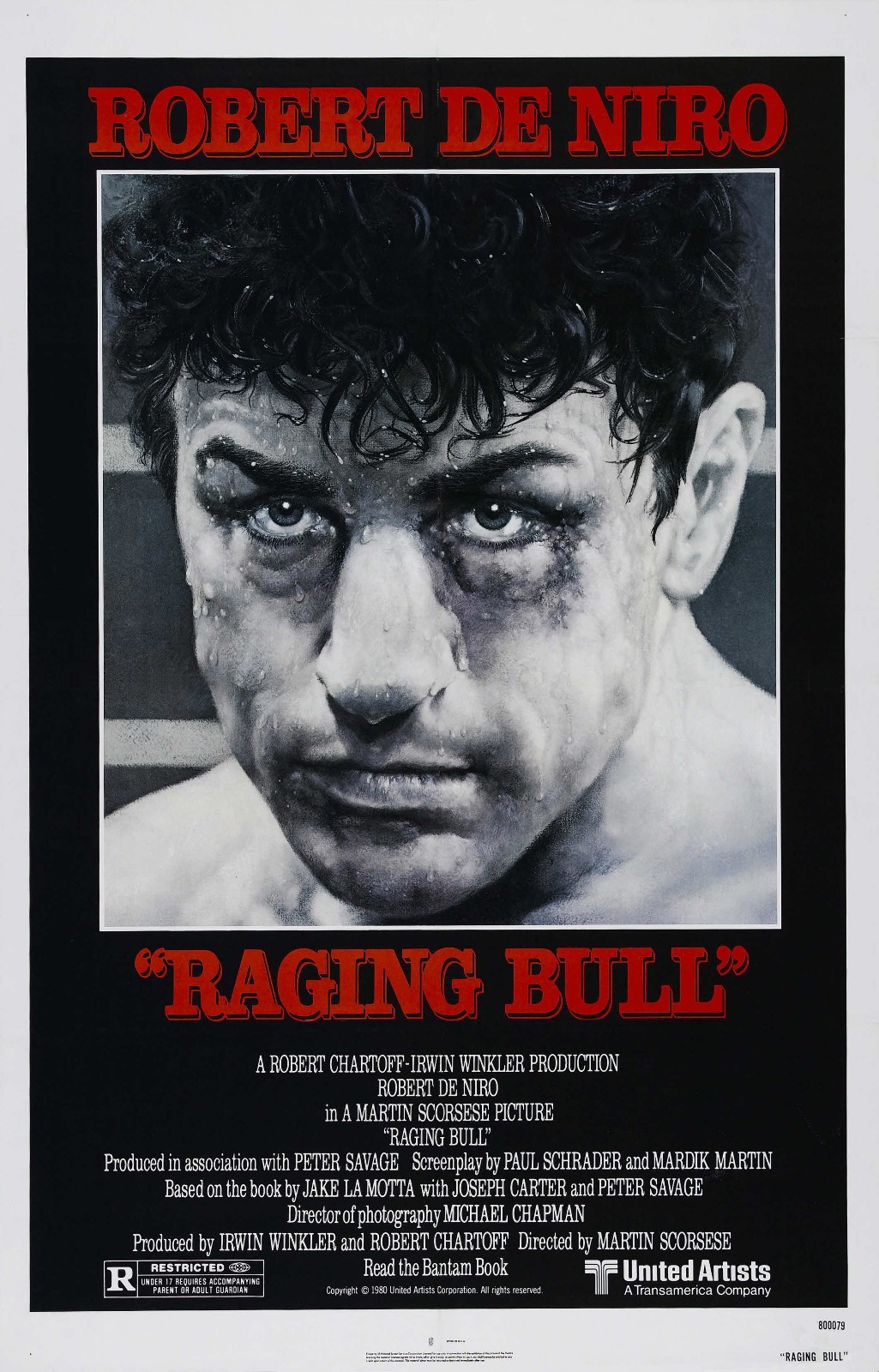 RAGING BULL Movie Poster Boxing Fighter