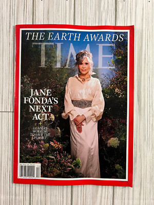 Time Magazine ''JANE FONDA'' Plus Leaders Working To Save The Planet   April 2024
