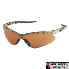 KLEENGUARD 19644 NEMESIS SAFETY GLASSES CAMO FRAME BRONZE LENS SUNGLASS (1 PAIR)