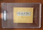 BABE RUTH AUTOGRAPH AUTO PSA/DNA CERTIFIED AND AUTO GRADE GE