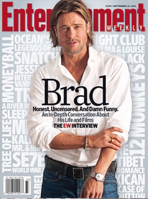 Entertainment Weekly Magazine Brad Pitt Jennifer Aniston Leonardo DiCaprio Jolie