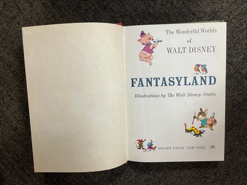 1965 The Wonderful World of Walt Disney Hardcover Book Set Of 4 Golden Press - Picture 15 of 17