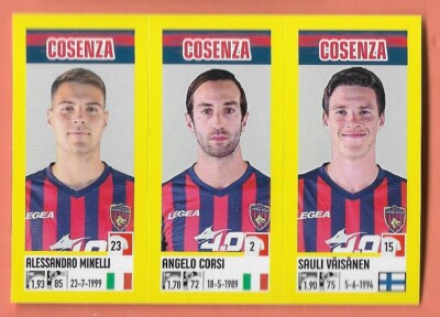 PANINI CALCIATORi 2021-2022 N.607 Minelli Corsi Vaisanen Series BKT Cosenza