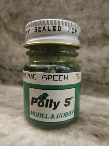 FLOQUIL POLLY S SCALE MODEL and HOBBY COLORS PAINT .5oz OUNCE - GREEN (62)