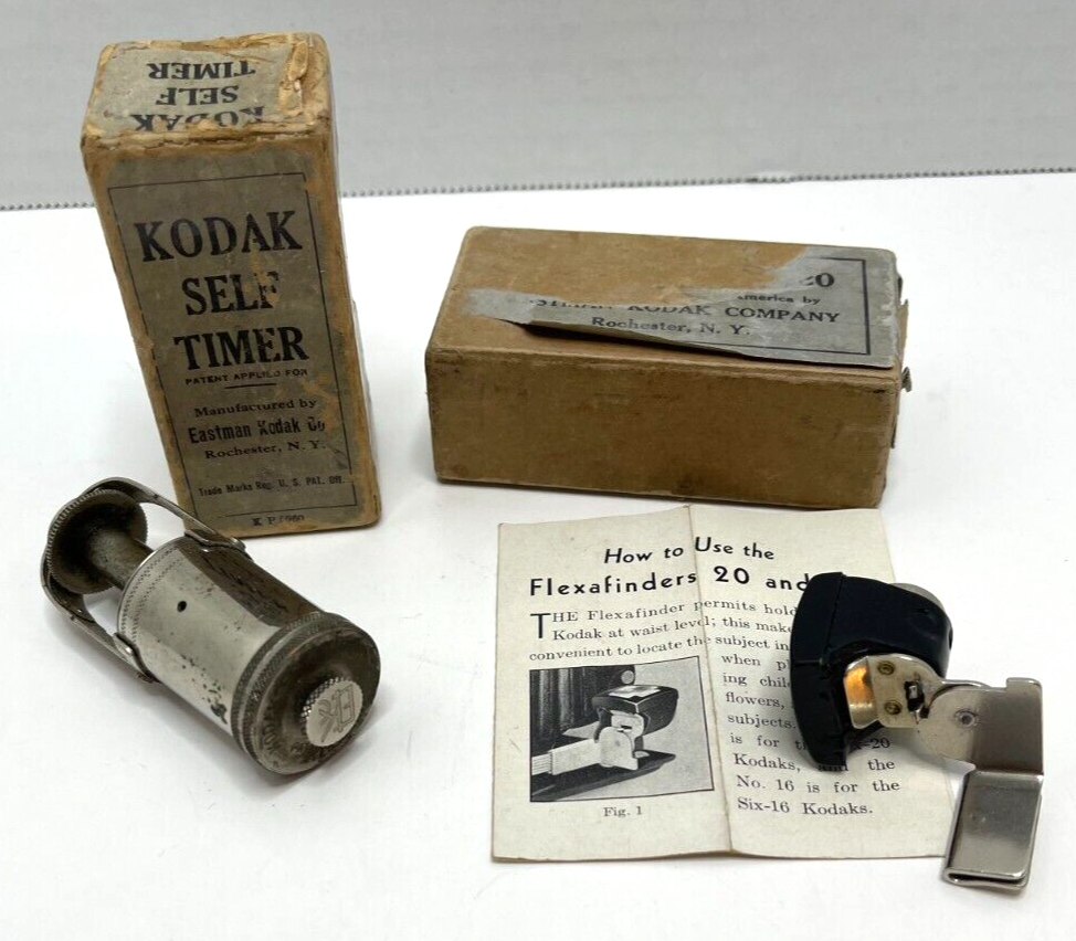 コダック セルフタイマー Lot - VTG Kodak Flexafinder 20 Obscure Accessory for Six-20