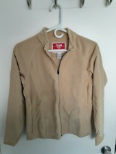 Team 365 Women's Polyester Side Pocket Full Zip Campus Microfleece Jacket. Nwot