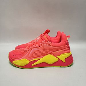 puma pink and yellow shoes