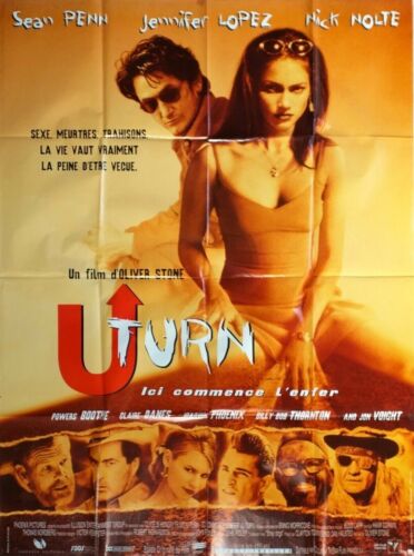 Oliver Stone Sean Penn Jennifer Lopez 120x160cm U TURN Movie Poster - Picture 1 of 1