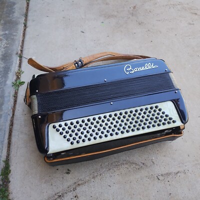 【WEEKEND SALE】 COURTOIS 1980年製 Frontalini Bonelli VINTAGE PIANO ACCORDION CASE Italy Guaranteed