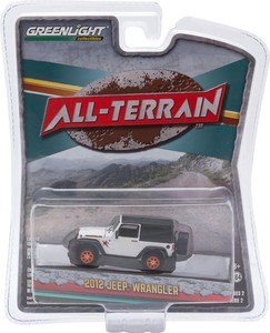 Greenlight 1/64 All Terrain Series 2012 Jeep Wrangler Diecast White (35020D) 714598900597 | eBay