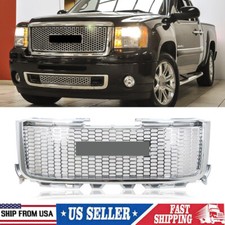 Fit For 2011-2014 Gmc Sierra 2500 3500 Hd Denali Style Chrome Front Grille New