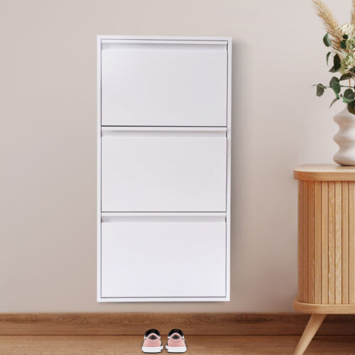 Hallway Shoe Rack Cabinet Modern Shoe Storage 3-Layer Living Room Furniture