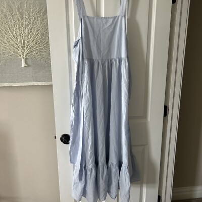 h&m cotton beach dress Women's Pale yellow Cotton muslin beach dress