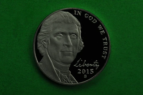 2015-S Jefferson Nickel Proof — photo from the most recent tracked eBay sale