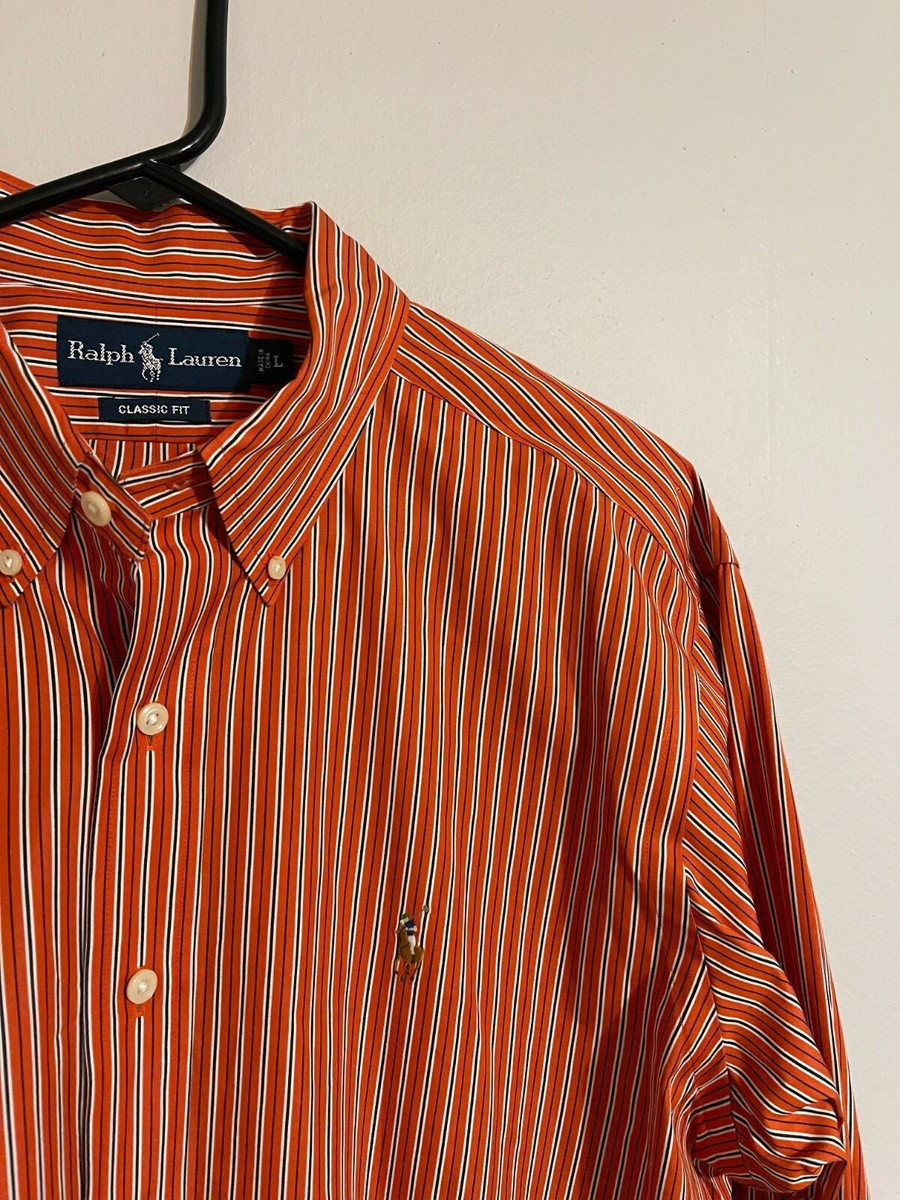 orange fitted dress shirt Orange Dress Shirts