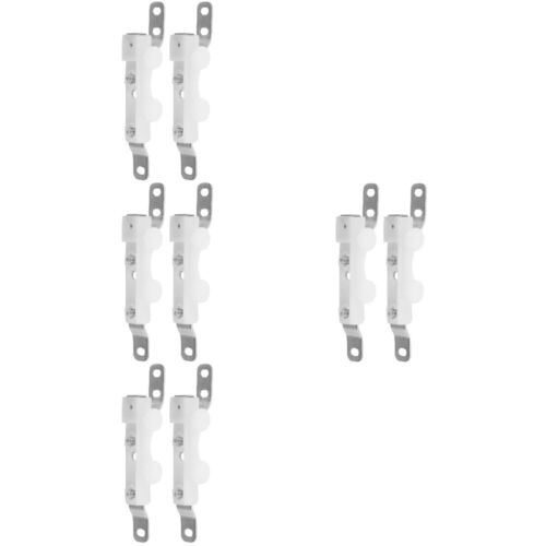  4 paires de rouleaux de rideau rouleau de voie magnétique draperie rail coulissant rideau de planeur - Photo 1/12