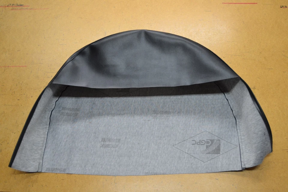 ЧЕРНЫЙ ЧЕХОЛ НА ЗАПАСНУЮ ШИНУ VW VOLKSWAGEN TYPE 3 SQUAREBACK FASTBACK С ВЫРЕЗОМ ИЗ США - Изображение 3 из 3