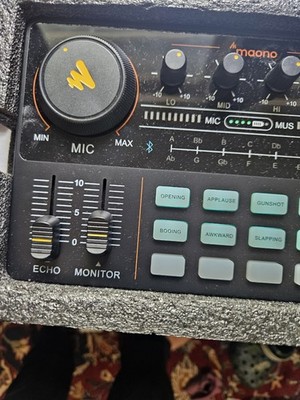Maono Maonocaster Lite AU-AM200 S1 Bundle Audio Interface w Maono Maonocaster Lite AU-AM200 S1 Bundle Audio Interface w