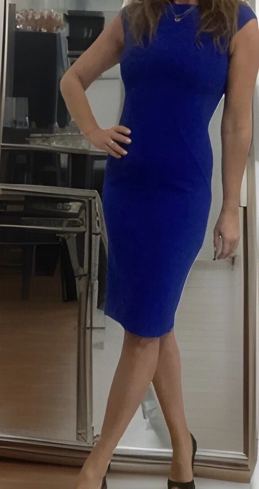 TALBOT RUNHOF Kleid Gr.34 BLAU ein Traum - Bild 4 von 4