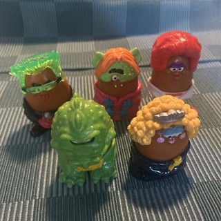 1996 McDonalds Happy Meal Toys Halloween McNugget Buddies Set Of 5 Figures