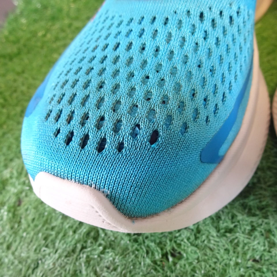 Saucony Trainers 6.5 Women's Ocean Blue PWR RUN Ride 15 Breathable Running Shoes - Image 4 of 4